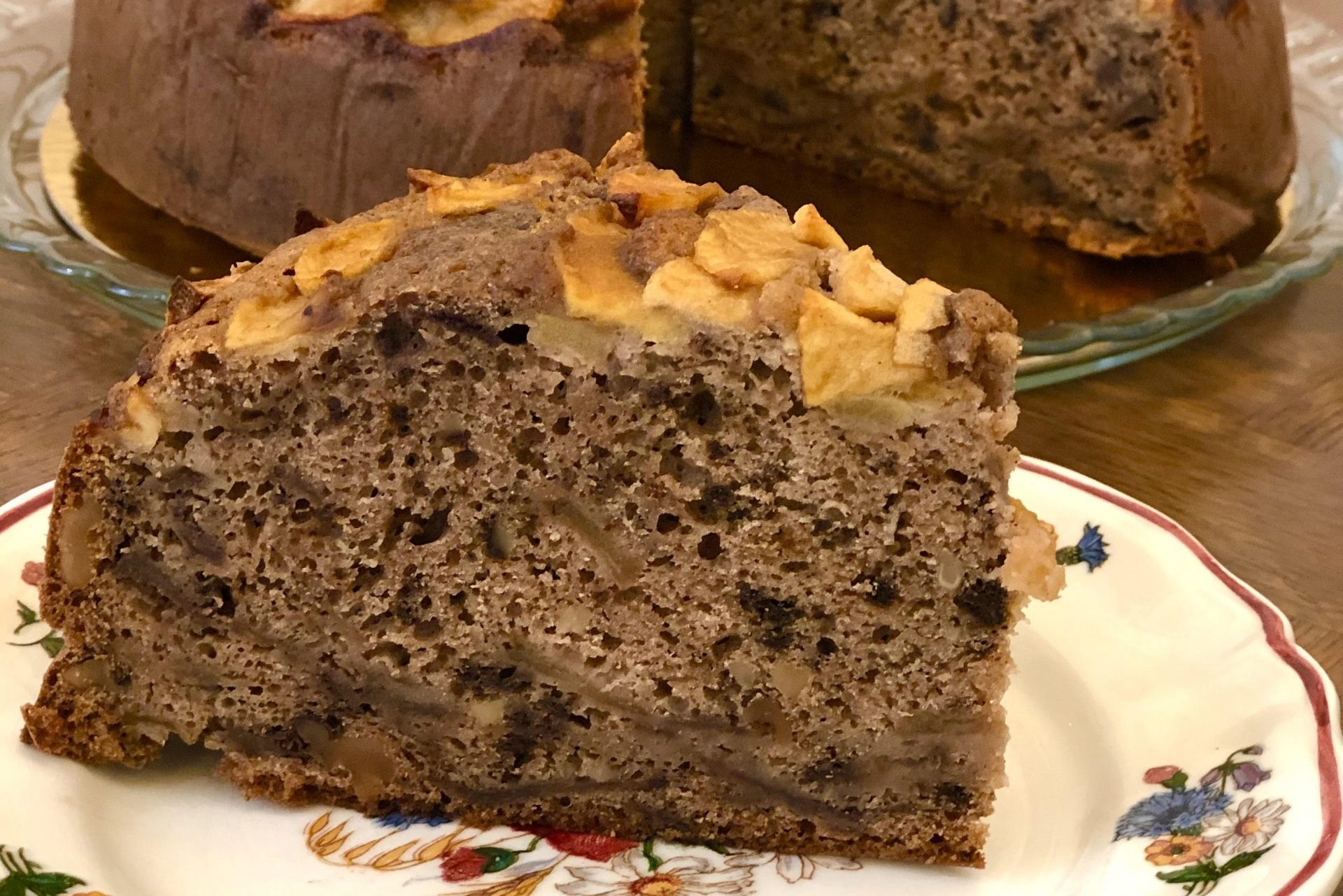 gateaux pomme noix cannelle