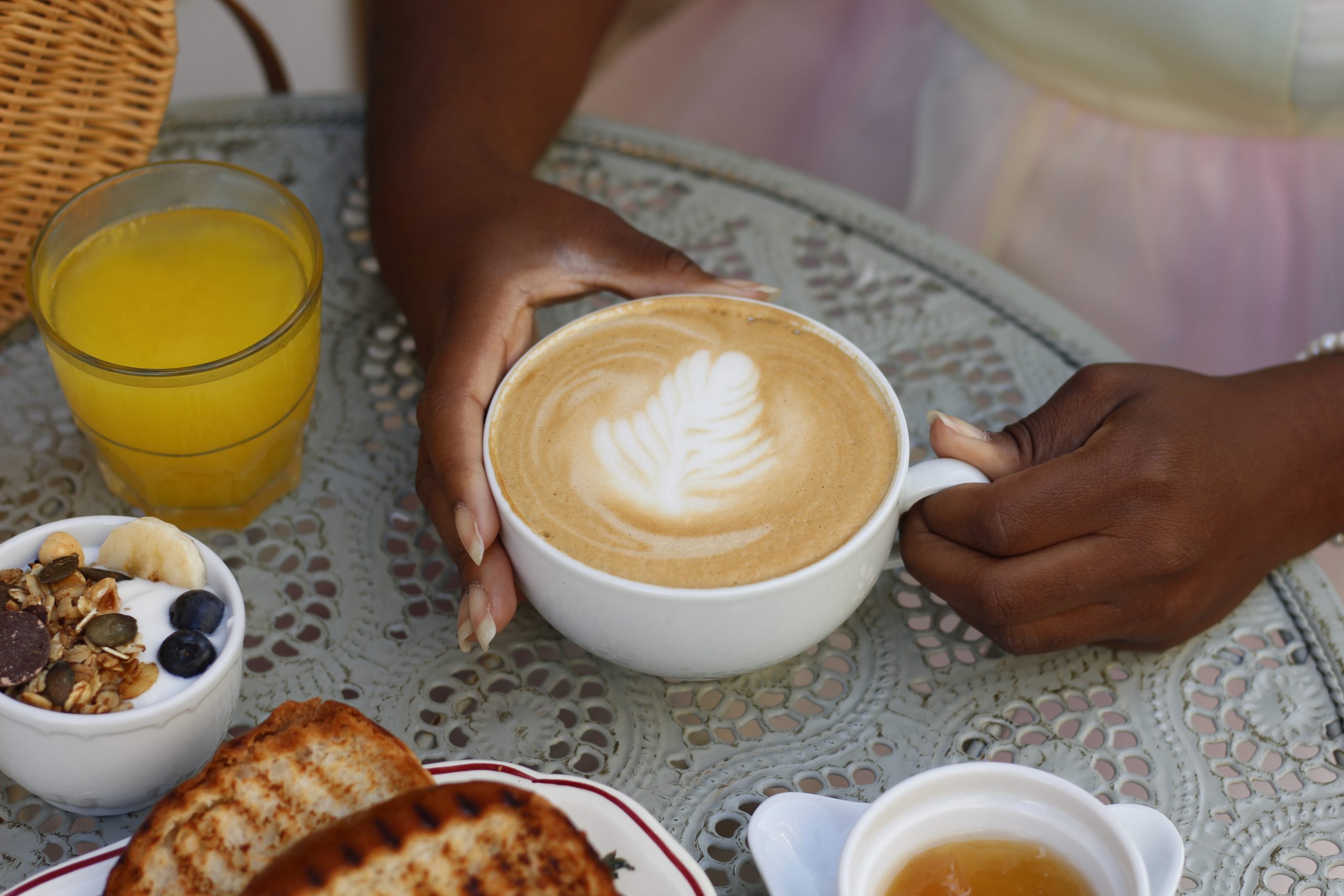 Coffee shop petit déjeuner